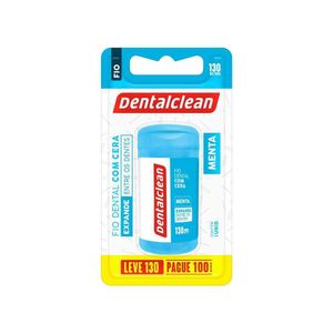 Fio Dental 130m  Fita Larga Expansive Menta Dentalclean