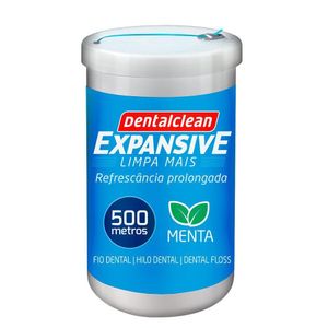 Fio Dental 500m  Fita Larga Expansive Menta Dentalclean