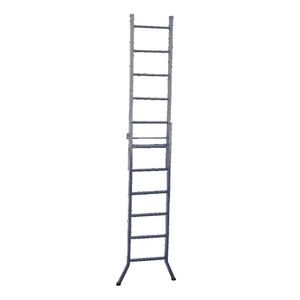 Escada 3 Em 1 Extensiva De Aço 11 E 6 Degraus 330Cm