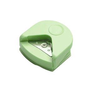 Mini Canteadeira Portátil Para Papel Raio De 5mm Verde