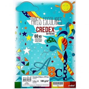 Papel Credex 180g Com 50 Folhas Credeal