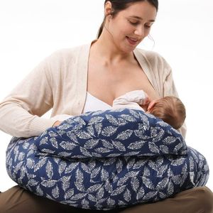 Momcozy Almofada De Amamentação Plus Size, Capa Removível, Azul Marinho