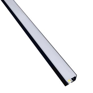 Perfil De Led De Sobrepor Save Energy Lls Flex Ii 2 Metros Led 3000k Preto