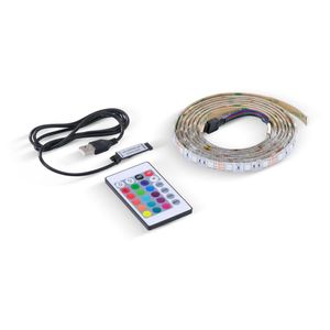 Fita De Led Vx Gaming Rgb Com Controlador Conexão Usb 120 Po