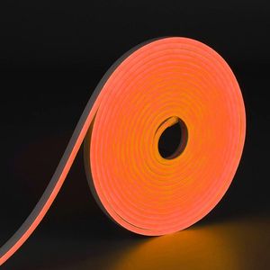 Fita De Led Neon Taschibra 8w/m Ip65 110v Cores Metro Laranja