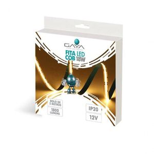 Fita Led Ip20 18w 6000k 12v Cob Gaya
