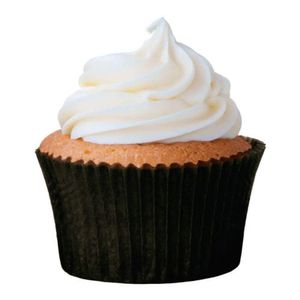 Forminha Para Cupcake Preto - 45 Unidades