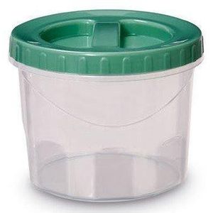 Pote Plástico com Tampa Rosca Usual Transparente 700ml