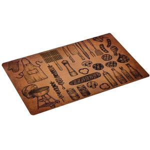 Tapete de Poliester Alklin Home Couro 80x120cm