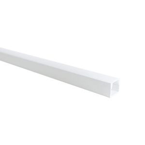 Perfil De Sobrepor Para Fita Led Blumenau Line Easy 17mm Com 2 Metros Branco Fosco