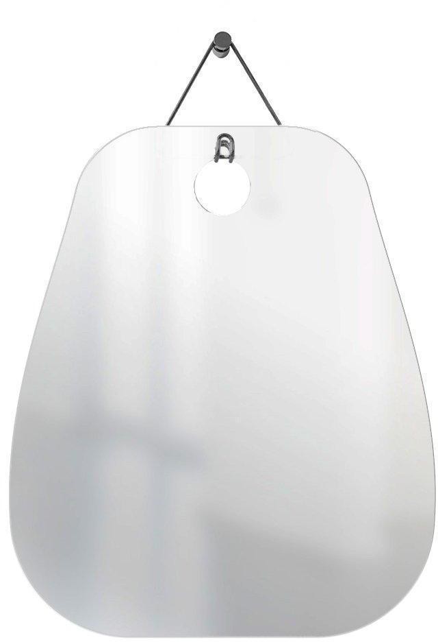 Espelho Decorativo Aramado E2G Design Wire Polygon Preto Trapézio 60x50cm-ns_174471_1