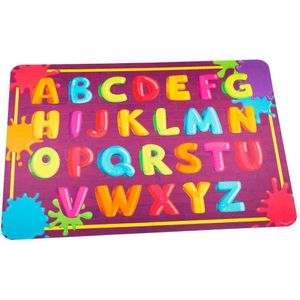 Tapete de Poliester Alklin Home ABC 90x140cm