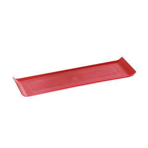 Bandeja Servir Retangular 15x40 Vermelha Em Polipropileno Linha Tropical Vem