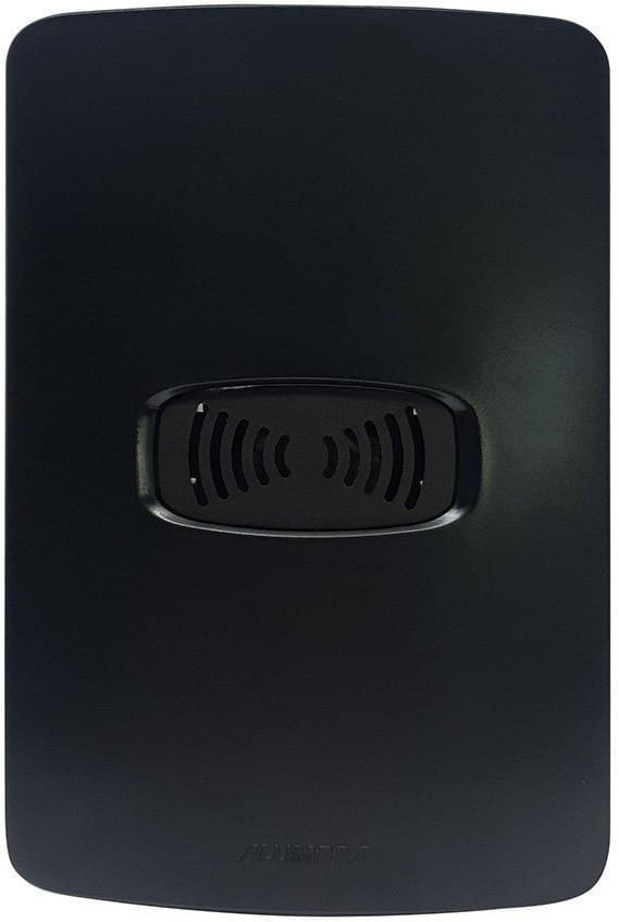 Campainha Embutir Cigarra Com Placa 4X2 Preta Gracia Maxx Alumbra 85686Nbr 5410