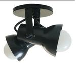 Spot-de-Sobrepor-2-Lampadas-60W-Polipropileno-Luz-Vita-Preto-Bivolt