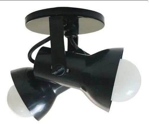 Spot-de-Sobrepor-2-Lampadas-60W-Polipropileno-Luz-Vita-Preto-Bivolt