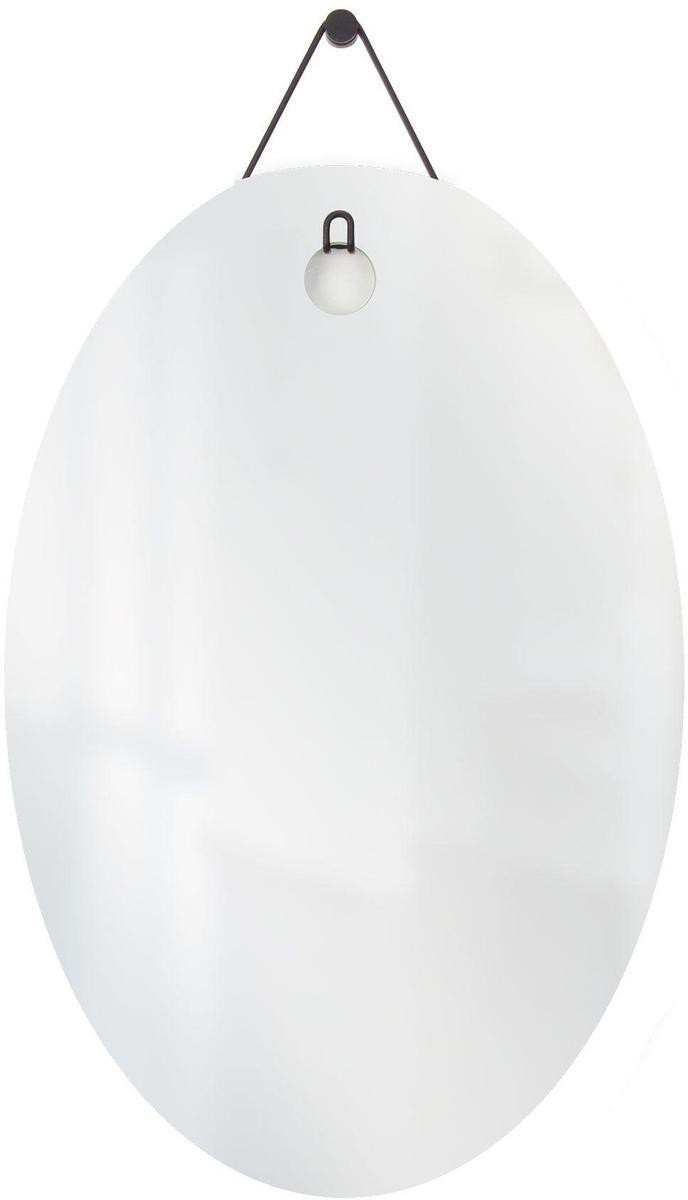 Espelho-Decorativo-E2G-Design-Aramado-Wire-Polygon-Preto-Oval-60x40cm
