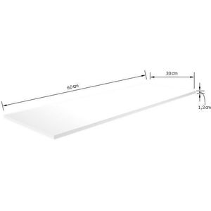 Prateleira Decorativa Bonatto Livorno Branco 60x30x1,2cm