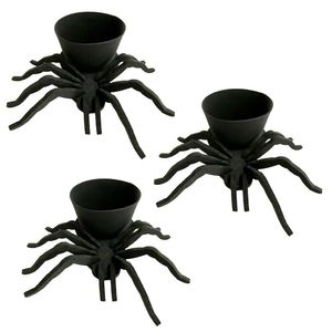 Cachepot De Halloween Aranha Em Eva - 3 Unidades