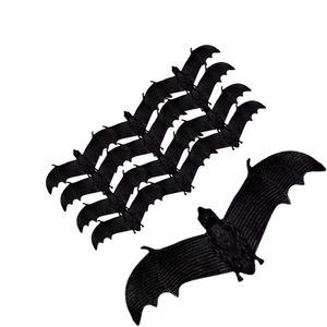 Kit 50 Enfeites Halloween Morcegos De Borracha