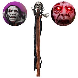 Boneco Monstro Decoração Halloween Com Som E Luz