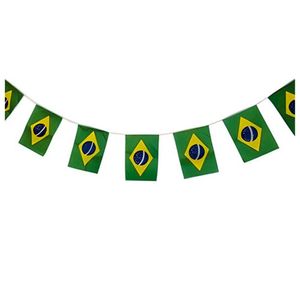 Varal De Bandeiras Do Brasil - 4 Metros