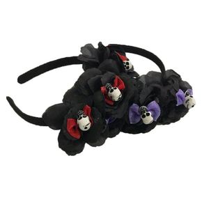Tiara Com Mini Caveiras Halloween - 1 Unidade