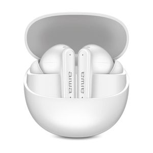 Fone de Ouvido Earbud Aiwa AWS-EB-04-W Bluetooth IPX4 ANC - 26 Horas de Bateria