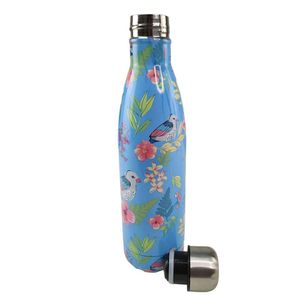 Garrafa Termica 500ml Inox Estampa Flores