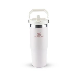 Garrafa Térmica Flip Straw Em Inox Rose Quartz 887ml Stanley