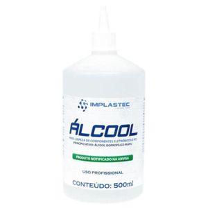 Álcool Para Limpeza De Eletrônicos 500ml Implastec - Cx - 24