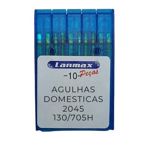 Agulha Para Máquina Doméstica 2045 Nº 11 Lanmax - Pct 10 Unidades