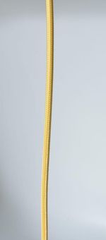 Cabo-Flexivel-PP-05mm-2-Vias-Tecido-Amarelo-Fosco-Interno-110V-220V