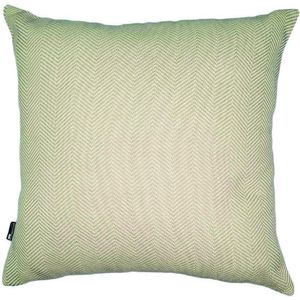 Capa de Almofada Algodão Artesanal Cinza Decortec QD 44X44cm