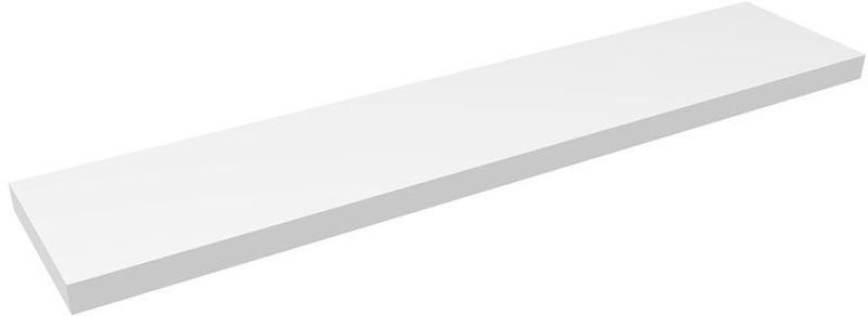 Prateleira-Decorativa-Reta-com-Suporte-Classic-Montfacil-Branco-Borda-Reta-120x25cm