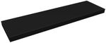 Prateleira-Decorativa-Reta-com-Suporte-Classic-Montfacil-Preto-Borda-Reta-90x25cm