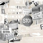 Papel-de-Parede-Bobinex-7459-Placas-Urbano-Bege-e-Cinza