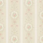 Papel-de-Parede-Bobinex-1045-Floral-Provinciano-Bege-e-Vermelho