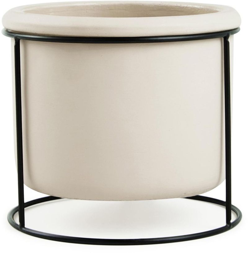 Cachepot-Mart-Collection-11885-Cimento-Suporte-Metal