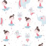 Papel-de-Parede-Bobinex-7431-Bailarinas-Rosa-e-Azul
