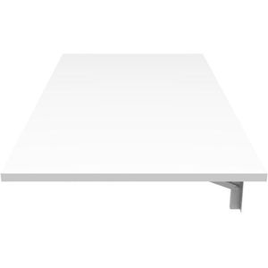 Mesa Dobrável Slim MontFácil Branca Borda Reta 90x45cm