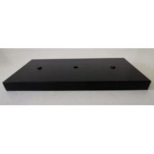 Luminária Trilho de Spot 3 Lâmpadas LED Metal Luminoteca 1257 Preto 25W Bivolt