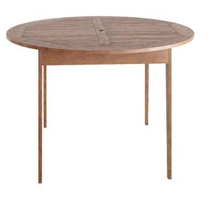Mesa Redonda Neus Garimmpo Cedro Rosa Madeira Maciça 120x77x120cm