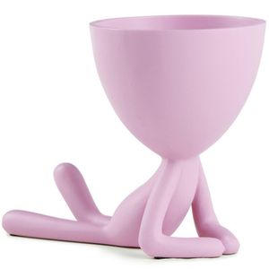 Vaso Decorativo Mart Collection Poliresina Rose 9,5x13x17cm
