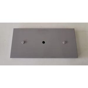 Luminária Trilho de Spot 3 Lâmpadas LED Metal Luminoteca 1259 Cinza 25W Bivolt