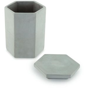 Pote Decorativo Mart Collection 12814 Em Cimento