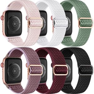 6 Pulseiras Trançadas Compatíveis Com Apple Watch - Nylon