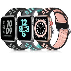 3 Pack Pulseiras Esportivas P- Apple Watch (preto-cinza, Preto-rosa, Cinza-verde Azulado)