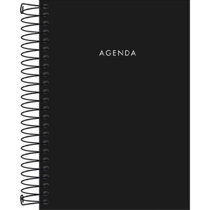 Agenda Executiva Espiral Napoli Preta 12,9 X 18,7 Cm Tilibra - Permanente