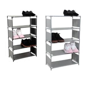 Sapateira 5 Prateleiras Estante Organizador Multiuso Tenis Brinquedos Roupas Porta Treca Lavanderia Quarto Sala